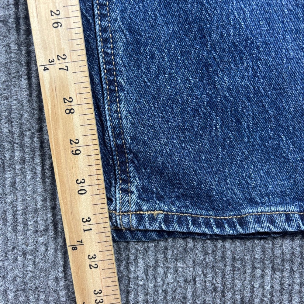 Old Navy Sky-Hi Wide Leg Jeans Women Size 8 Blue Extra High Rise - Picture 7 of 12